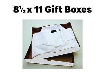 WHITE SHIRT BOX - 100 per case (Letter Size)